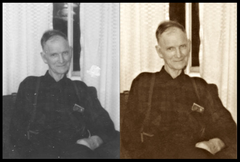 Photo Restoration - Sample 2 grampy_retouch_collage.png